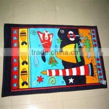 fashionable microfiber funny beach towel