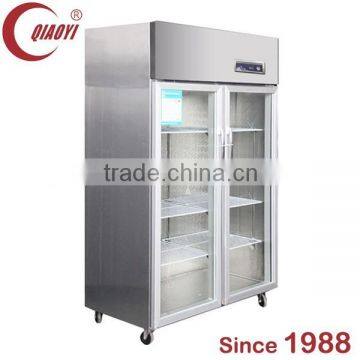 QIAOYI C2 glass door bakery refrigerator showcase