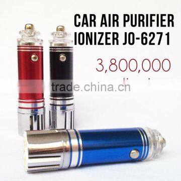 New Mini Car Air Fresh Electrostatic Air Purifier Ionizer Oxygen Bar Ionizer Cleaner 12V