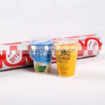 JC pill,yogurt/cheese sealing package film,pvc stretch food wrap film