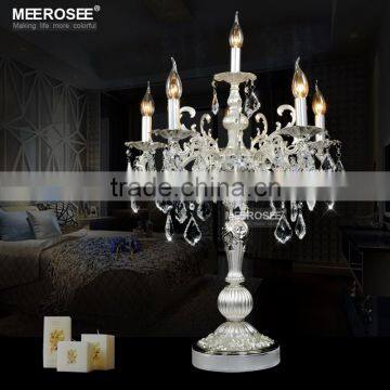 Crystal Centerpiece With Zinc Alloy Classic Table Light for Wedding Decoration TL3148-L6                        
                                                Quality Choice