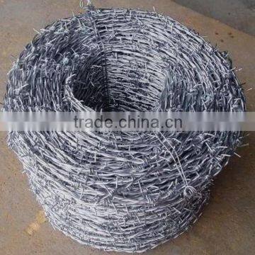 Guangzhou Factory Galvanized Barbed Wire Price/single Barbed Wire Roll Price