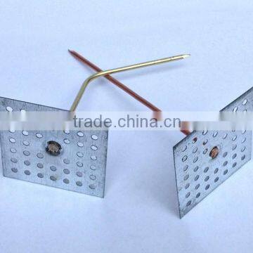 Copper/ Brass Plated Insulation Stick Pins With Plastic Cap& Washer photo-5