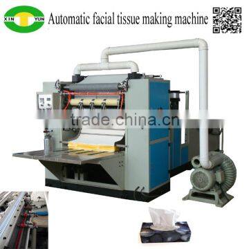 New design automatic facial tissue paper folding machine