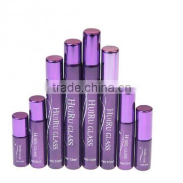 Purple Vial Glass Tubular Glass container bottle medical Care perfume bottle