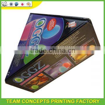 Triangle pyramid kraft packaging box