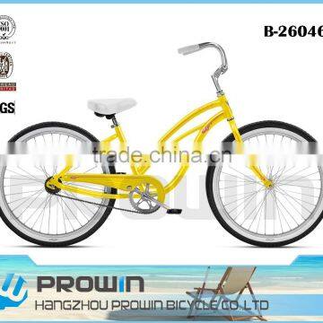 26" mens beach cruiser bike adult beach cruiser bike standard beach cruiser chopper bike (B-26046)