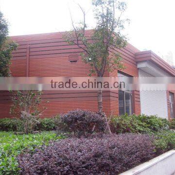 Eco friendly outdoor engineered WPC wood fence panels