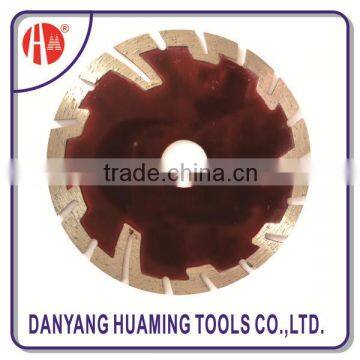 Turbo Segment Diamond Flush Cut Saw Blade with Reinforce Protecting Teeth