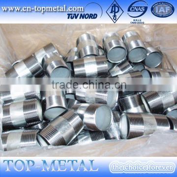 galvanized npt double full thread nipple