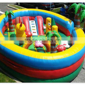 Inflatable playground for kids mini inflatable fun city inflatable trampolin                        
                                                Quality Choice