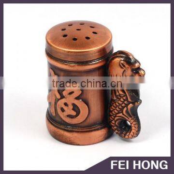 Premium chinese lucky word 3D Empty pepper Tin Cans