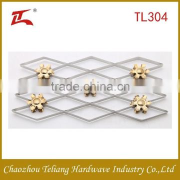 free sample Windows & gate decorative accessories flower stainless steel