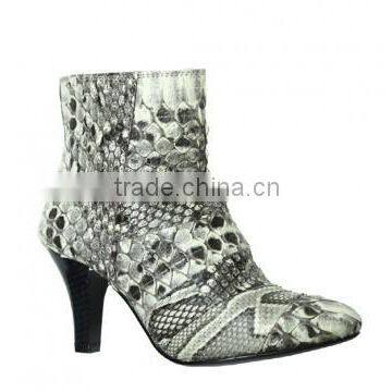 Python leather boots SWPS-006