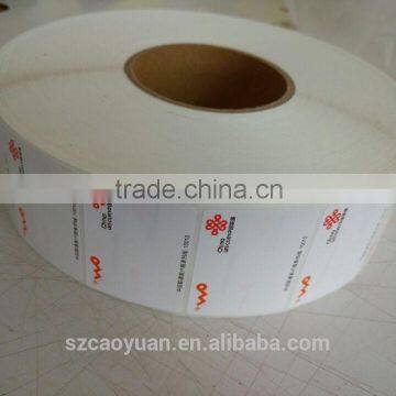 adhesive label paper rolls with oem printed