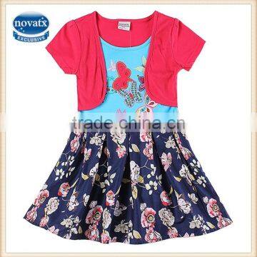 (H5942Y) 2-6y girls flower party frocks manufacturer wholesale nova kids dresses baby dresses