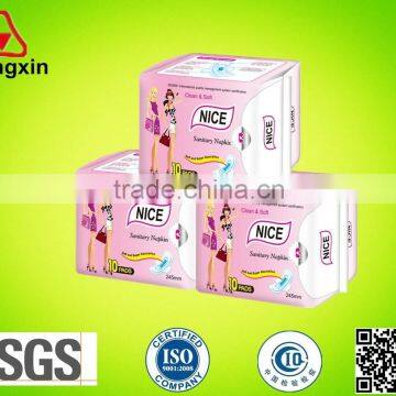 OEM wholesale free style ultra thin day and night Women Pads lady towel sanitary napkin manufacturer