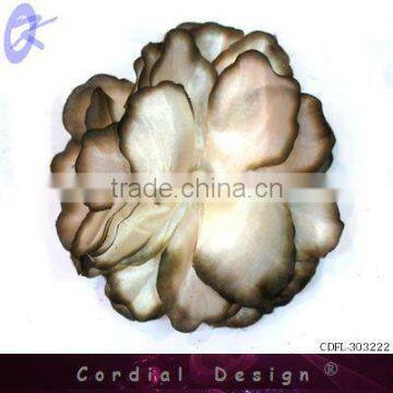 2013 Trendy Hair Clips Chiffon/Satin/Organza/Silk Fabric Flower