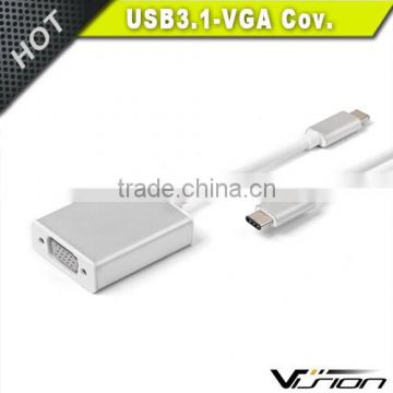 Vision new product high speed USB3.1 to VGA adapter for Mac.