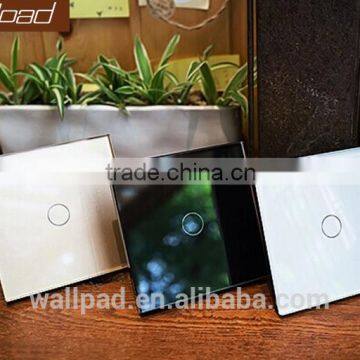 Hot Sales Wallpad Luxury White LED Indicator Waterproof Crystal Glass 110~250V German EU Standard Wall Socket Switch Quality Choice
