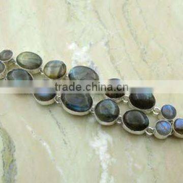 Labradorite & .925 Sterling Silver Bracelet Necklace Earring Jewelry Wholesale