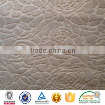 polyester 3D embossed velvet car seat fabric