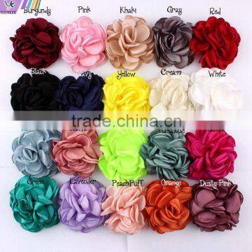8CM 20 Colors Newborn Vintage Soft Artificial Fabric Flowers For Headbands Chic Hair Flowers For Children Accessories,YDKM05