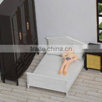 2016 hotsale architectural plastic scale model bed for 1/20