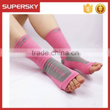 F028 jacquard compression foot sleeve/pink compression foot sleeve/CopperJoint Compression Ankle Sleeve