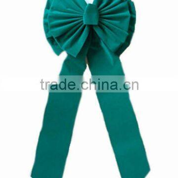 HOT SALE ! Jumbo Green Velvet Ribbon Decorative Christmas Bow