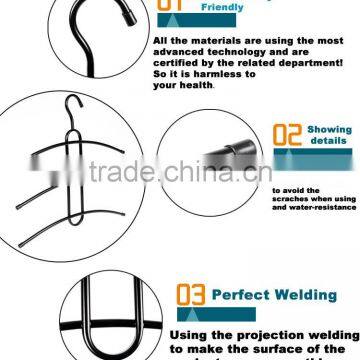 New Arrival Metal Coat Hanger ,powder Coating Clothes Hanger Quality Choice photo-3