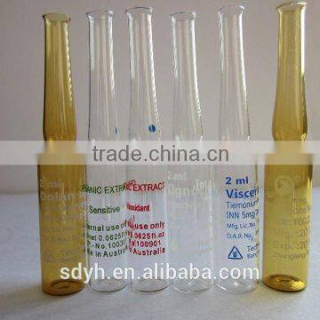 1ml 2ml 3ml 5ml 10ml 20ml clear glass ampoule for medicine