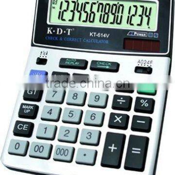 99 steps check & correct tax function calculator KT-614V