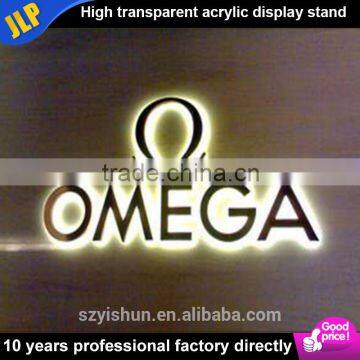 hot sale LED Advertising illuminated outdoor acrylic sign,PMMAled sign lights