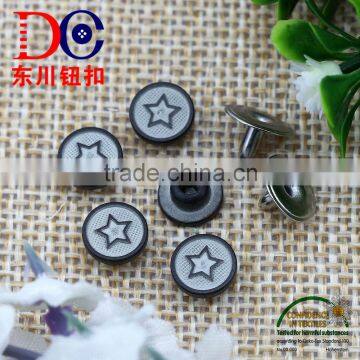 Fashion Jeans Metal Denim Rivets Black Rivet photo-2