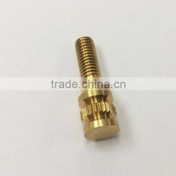 Shenzhen factory direct threaded brass contact pin