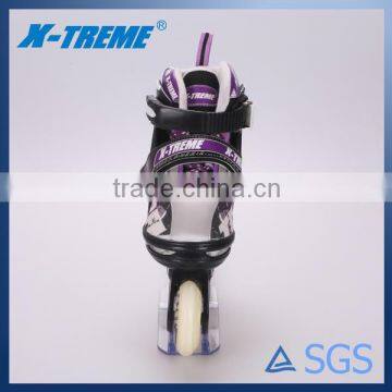 2016 Hottest Sports Roller Shoes Cotton Lining Fabric pu Wheel Roller Skate Shoes photo-2