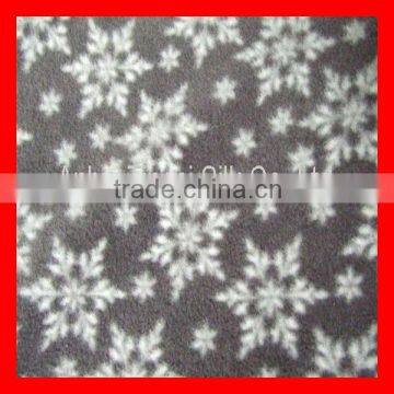 Poly Printed Snowflake Polar Fleece