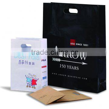 2014 Art Paper bag with die cut handle supplier