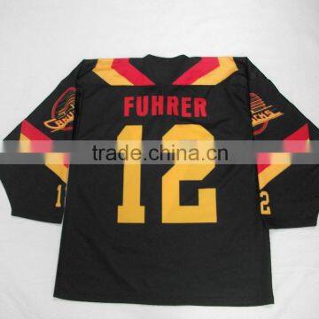 Sublimate print polyester ice hockey shirts Manufacturer sale