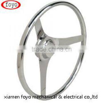 Stainless Steel Steering Wheel Flat Spoke 15-1/2"