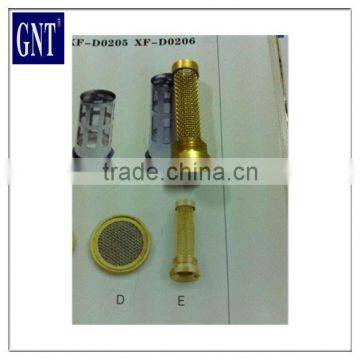 excavator engine parts copper sieve