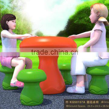 Kaiqi Group Kindergarten Classroom Furniture mushroom table an chairs