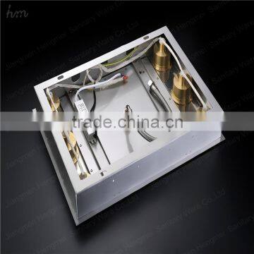 Hidden Mounted Bath Shower Mixer Led/rain Shower Faucet Set for Accessories With Hand Help Shower Head photo-3