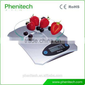 Electric glass weighing scale digital kitchen scale for food