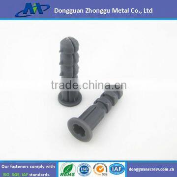 High quality plastic anchor wall plug with lip