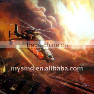 fighter plane art painting picture