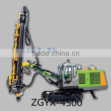 ZGYX-4500 hydraulic down the hole drill hammer drill rig with air compressor