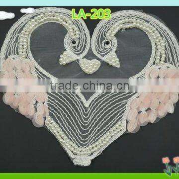 Wholesale Custom lace sequin applique for kids clothing