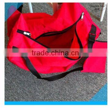 OEM production outdoor leisure waterproof duffel bag with long strap